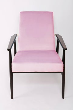 20th Century Baby Pink Dante Armchair, H. Lis, 1960s