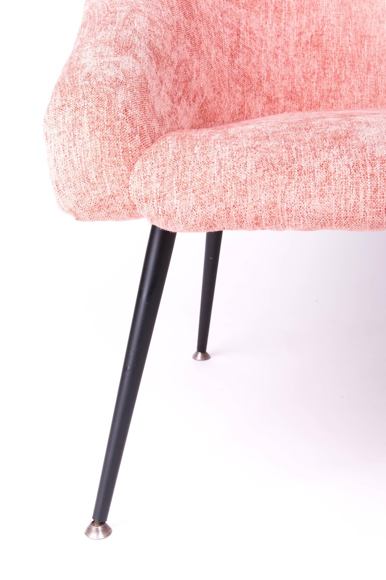 20th Century Baby Pink "Ewa" Armchair, 1960s For Sale at 1stDibs