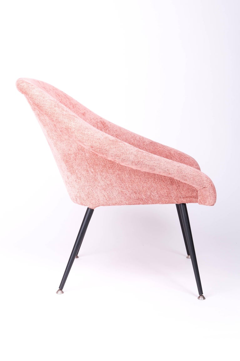 20th Century Baby Pink "Ewa" Armchair, 1960s For Sale at 1stDibs