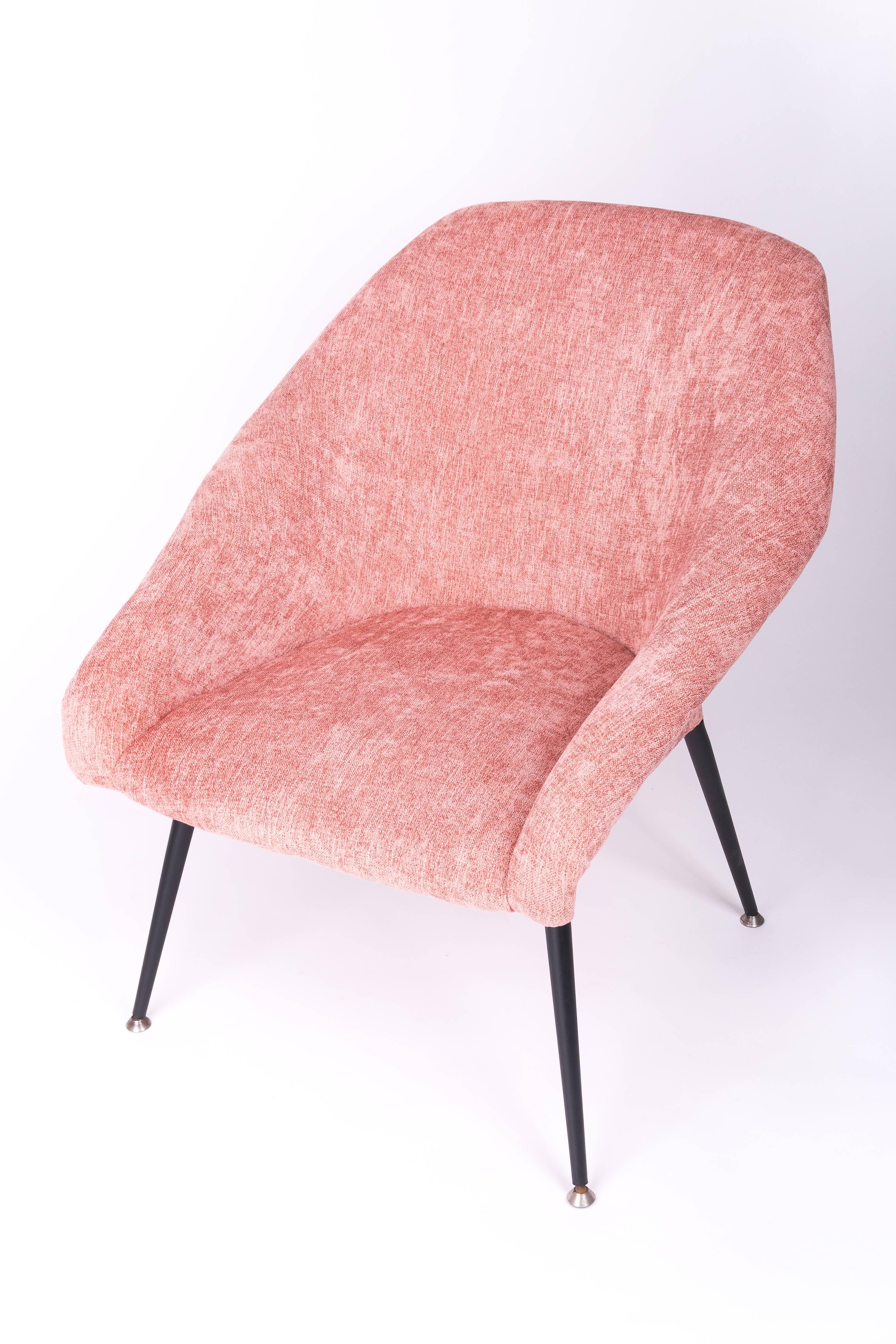 Hand-Crafted Mid Century Baby Pink 