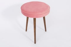 20th Century Baby Pink Stool, 1960s