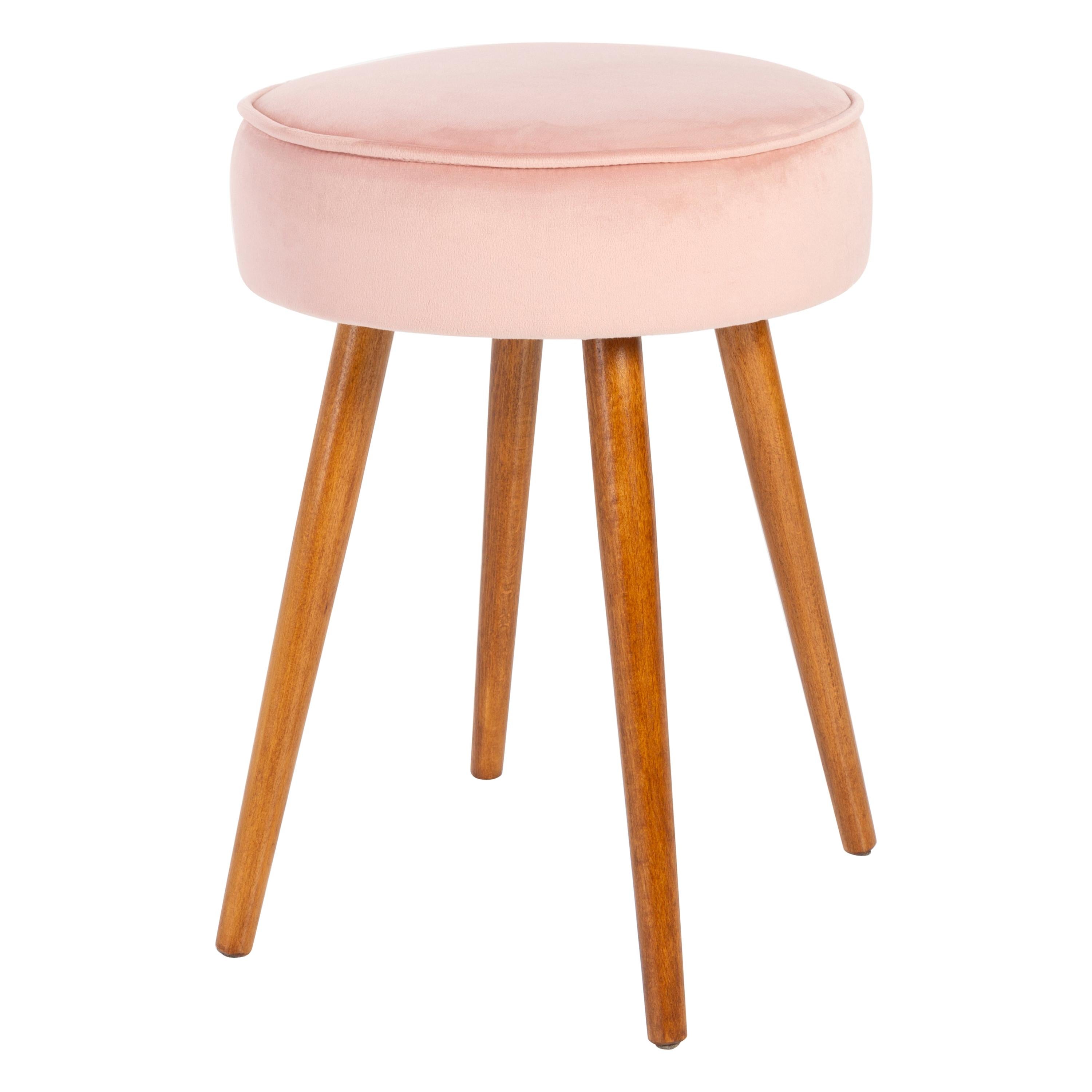 Tabouret rose pâle du XXe siècle, Europe, années 1960