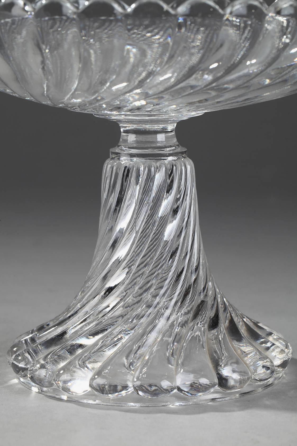 French 20th Century Baccarat Crystal Cup