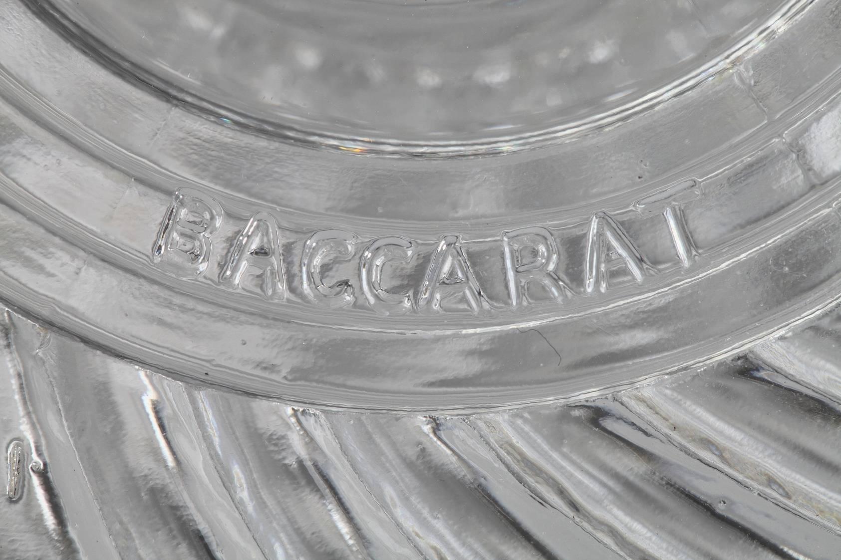 20th Century Baccarat Crystal Cup 4