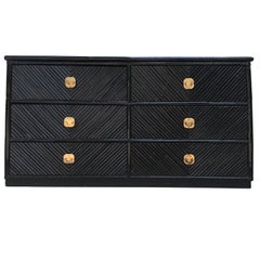 20th Century Bamboo Chest Attributed to McGuire