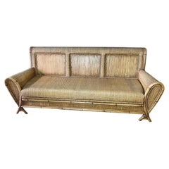 20th Century Bamboo Sofa