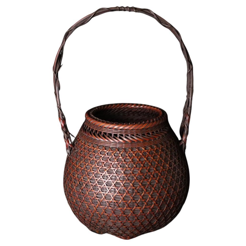 20th century bamboo vase for flowers (ikebana) For Sale