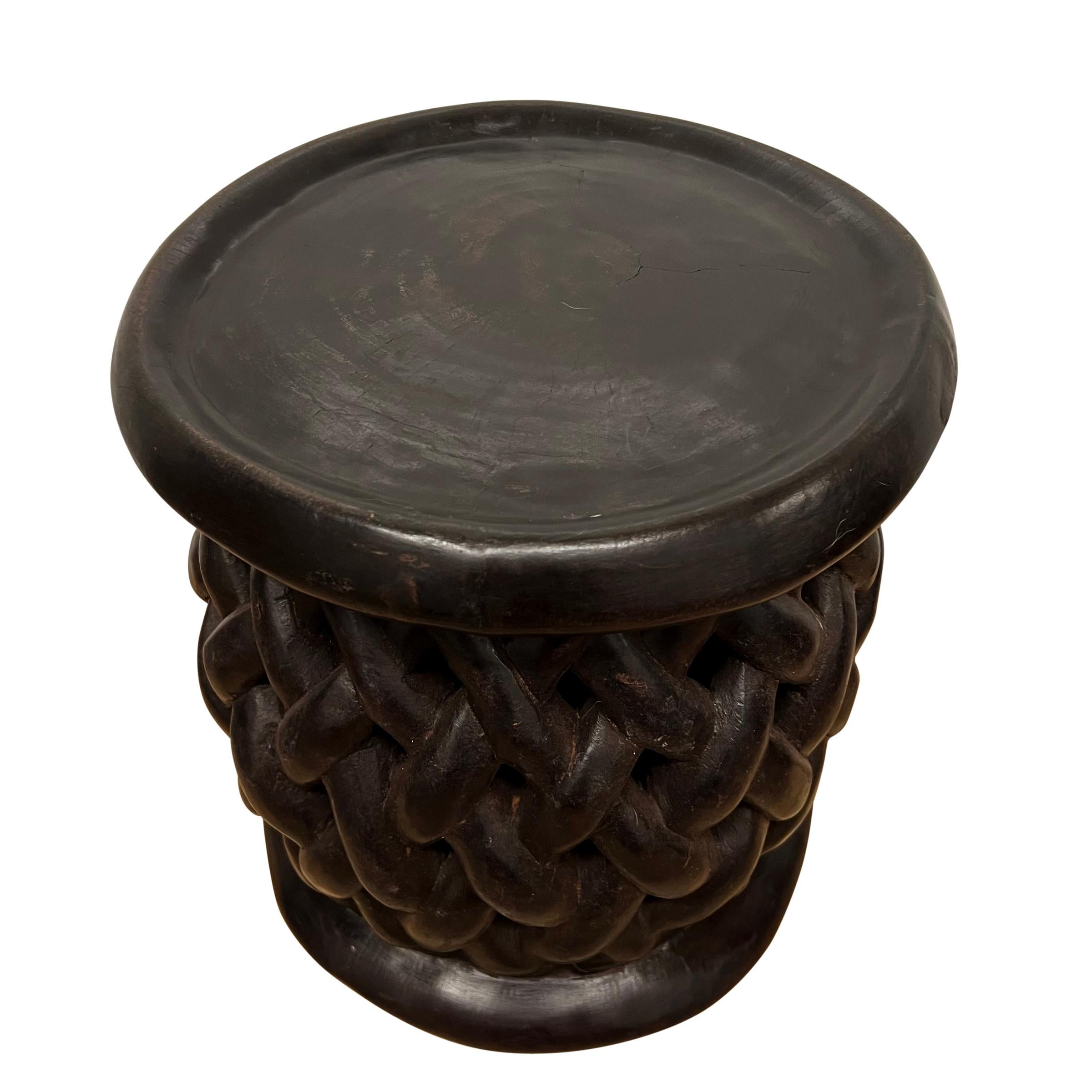 Hand-Carved 20th Century, Bamileke Stool For Sale