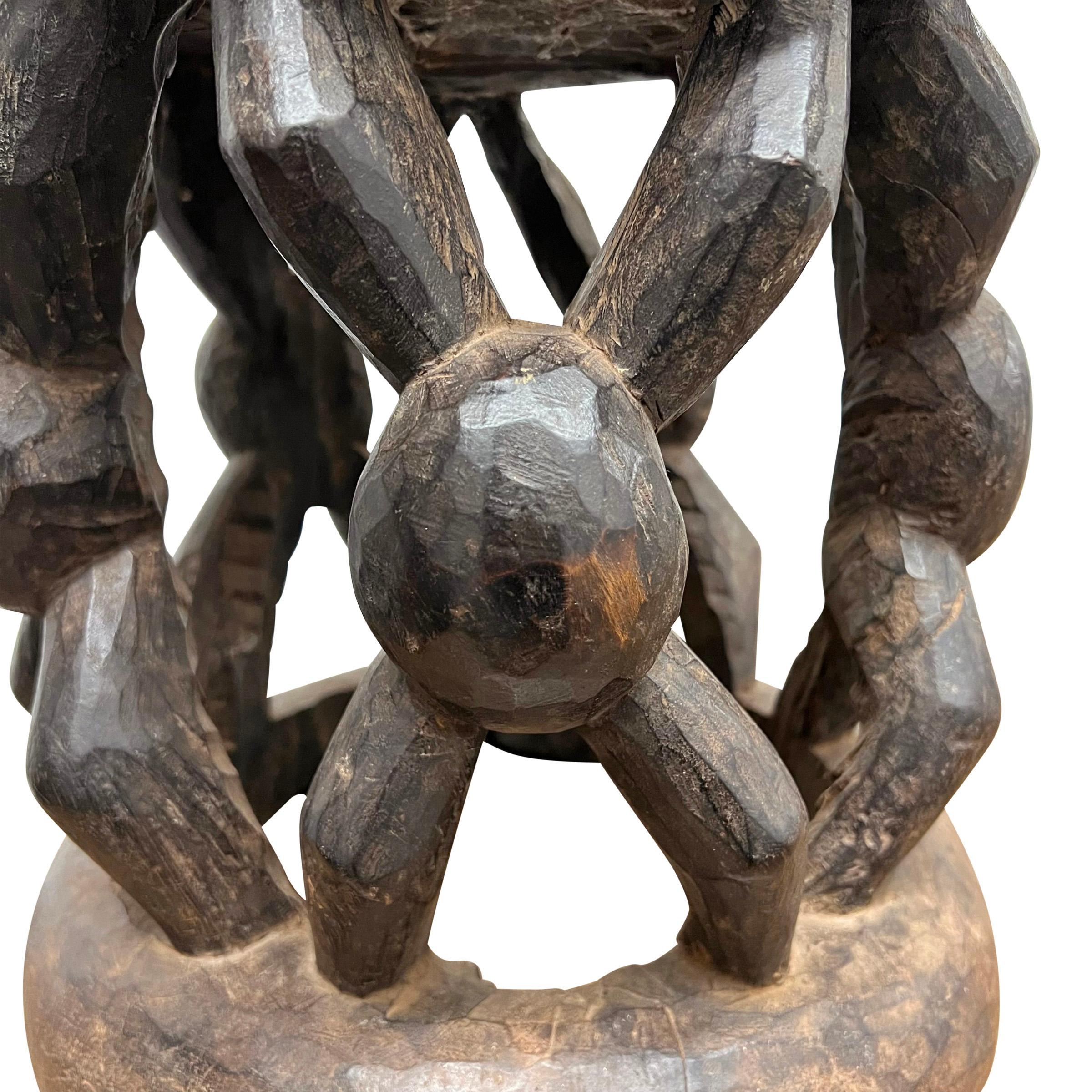 20th Century Bamileke Stool In Good Condition For Sale In Chicago, IL