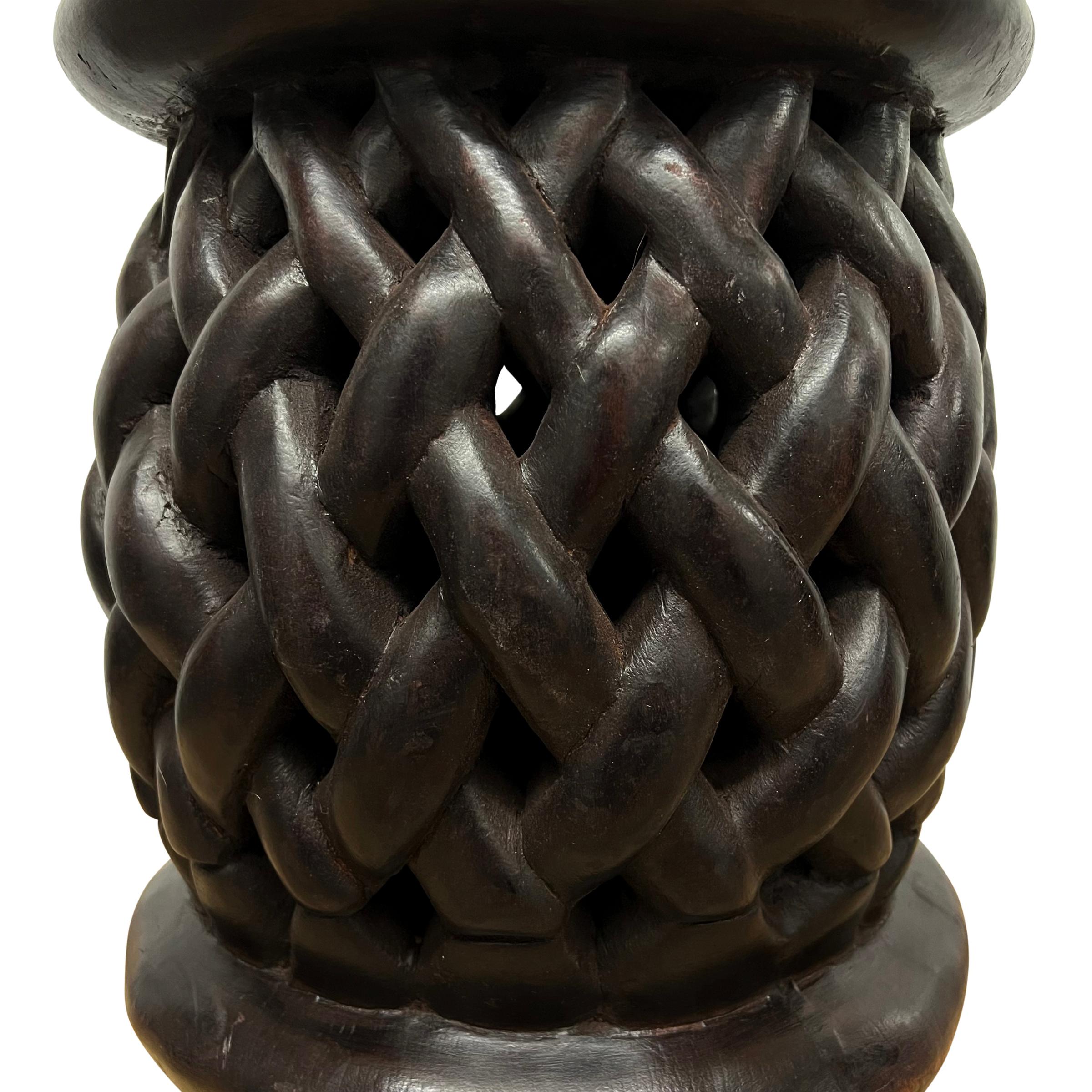 Hand-Carved 20th Century, Bamileke Stool For Sale