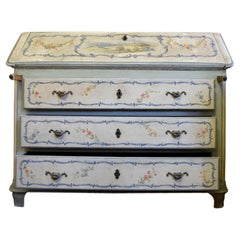 Antique 20th Century Baroque Chest of Drawers Italy with Floral Motifs, 1900s