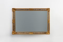 Barock-Revival-Spiegel von Deknudt aus vergoldetem Harz, Belgien, 20.