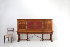 20th century baroque style carved sideboard, Spain ca. 1950