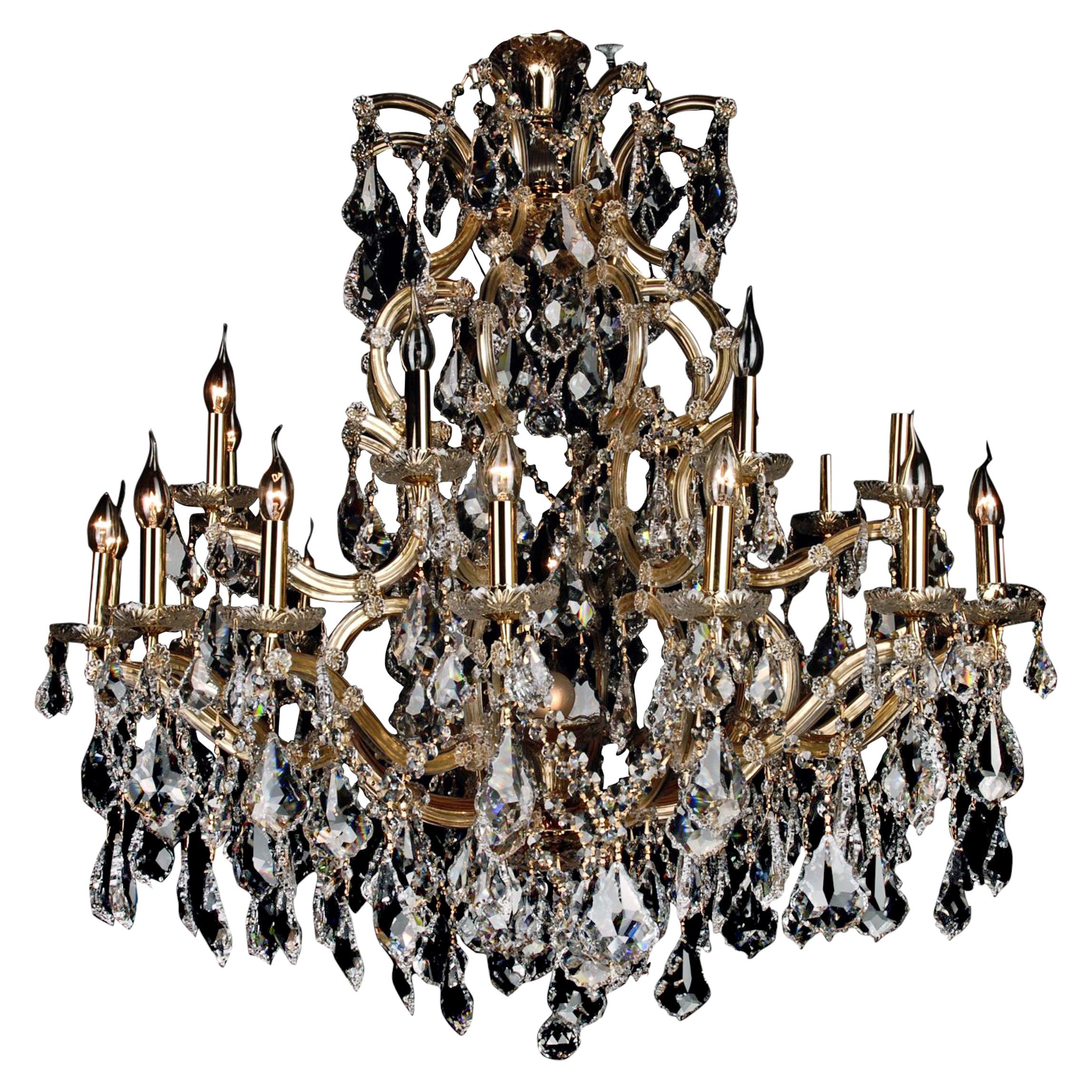 20th Century Baroque Style Ceiling Chandelier