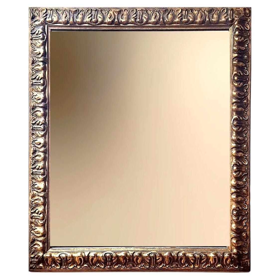 20th Century Baroque Style Gilt Wood Mirror
