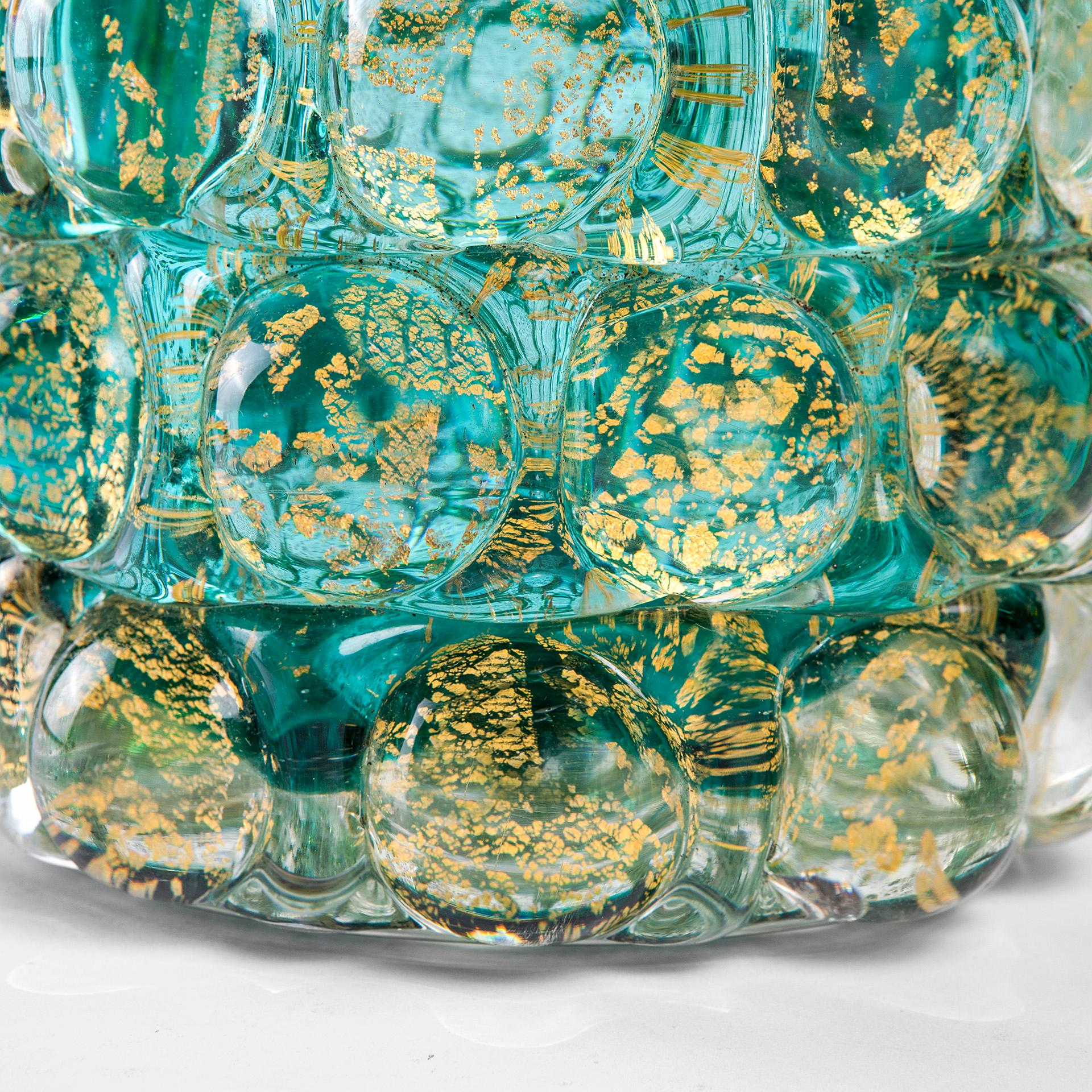 Zylindrische Glasvase von Barovier & Toso aus der Lenti-Serie, 20. Jahrhundert, 40er Jahre im Zustand „Gut“ im Angebot in Turin, Turin