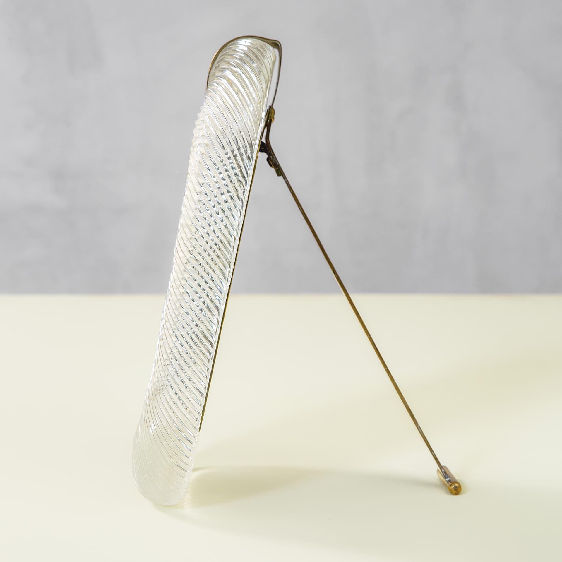 Barovier & Toso Bilderrahmen Torchon aus Murano-Glas aus dem 20. im Zustand „Gut“ im Angebot in Turin, Turin