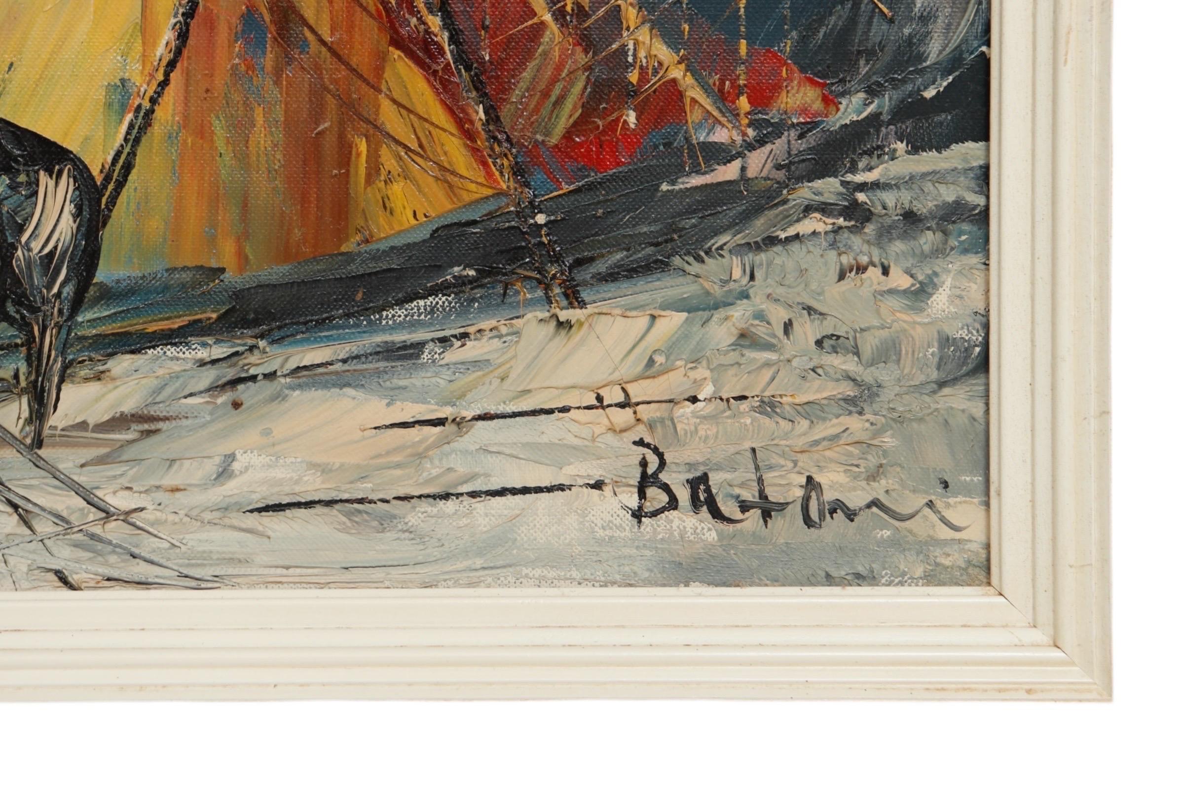 Batoni, signiertes Ölgemälde auf Leinwand, 20. Jahrhundert im Angebot 2