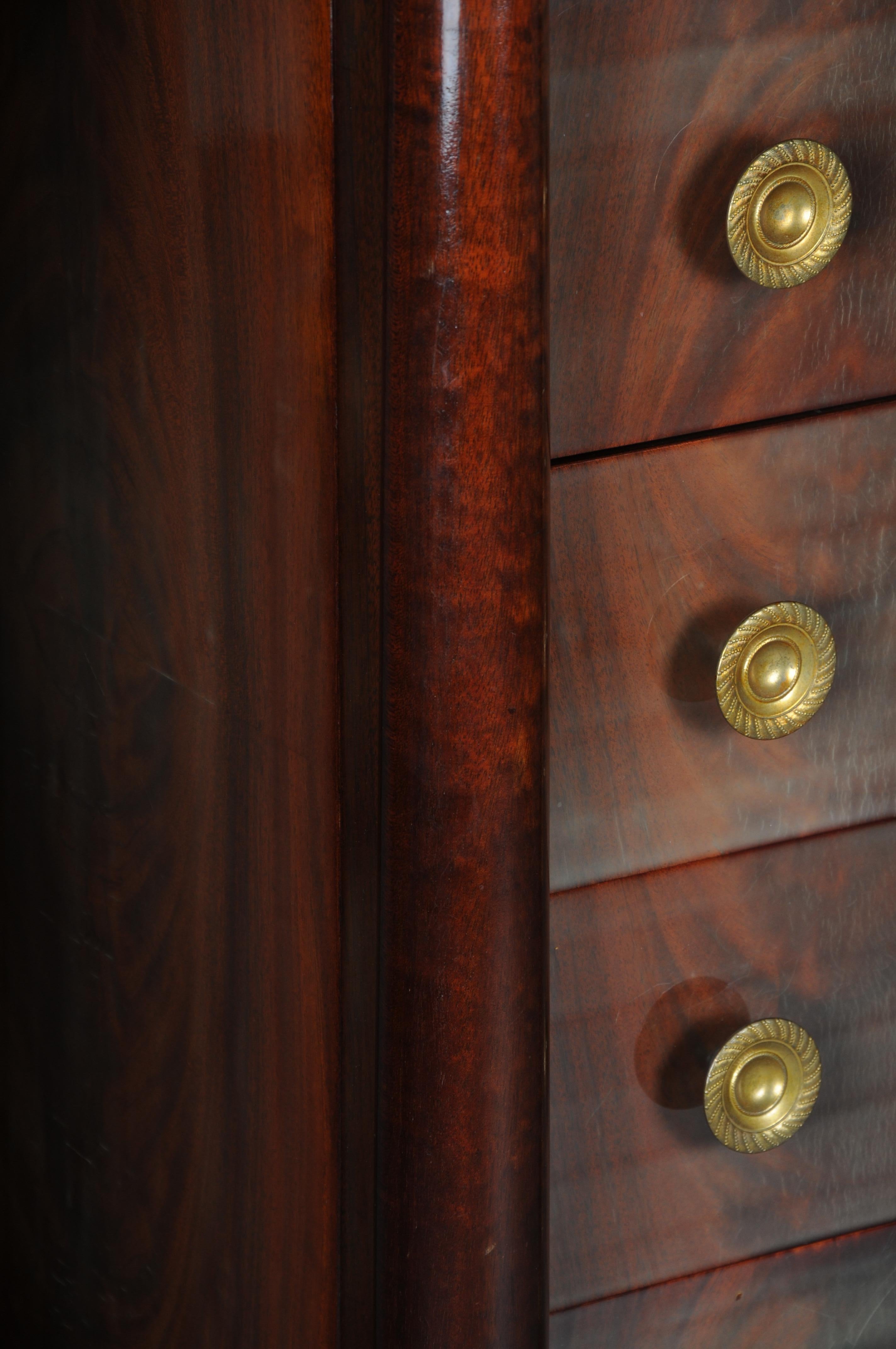 20th Century Beautiful High Chest of Drawers / Chiffoniere, Empire For Sale 1