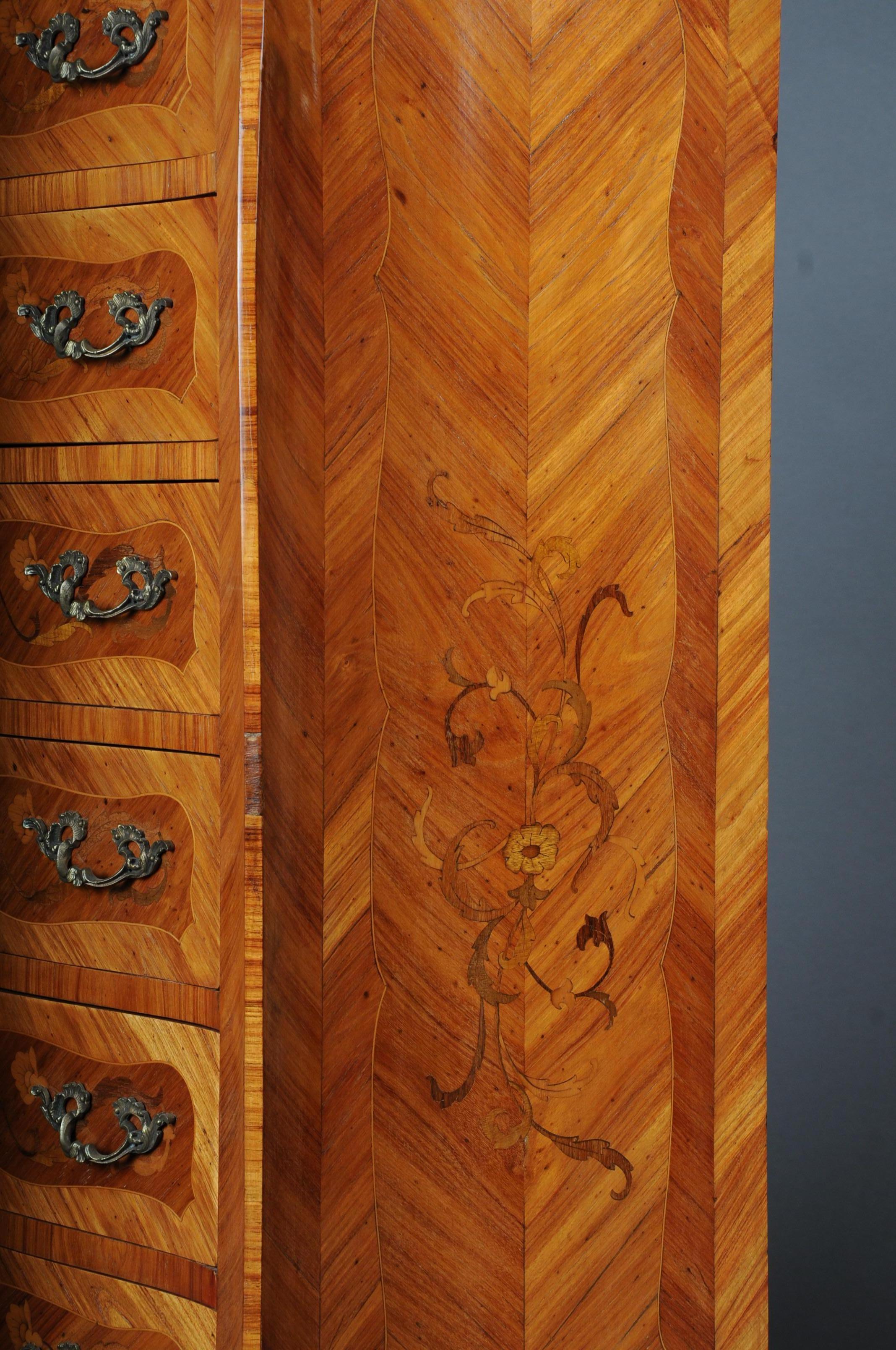 20th Century Beautiful High Chest of Drawers / Chiffoniere in Louis XV 4