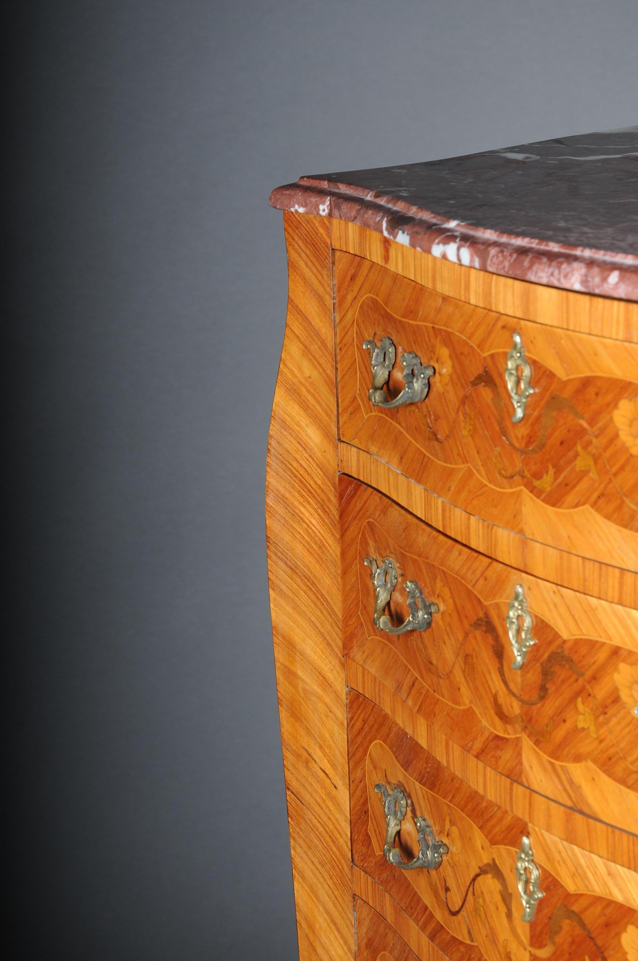 20th Century Beautiful High Chest of Drawers / Chiffoniere in Louis XV 6
