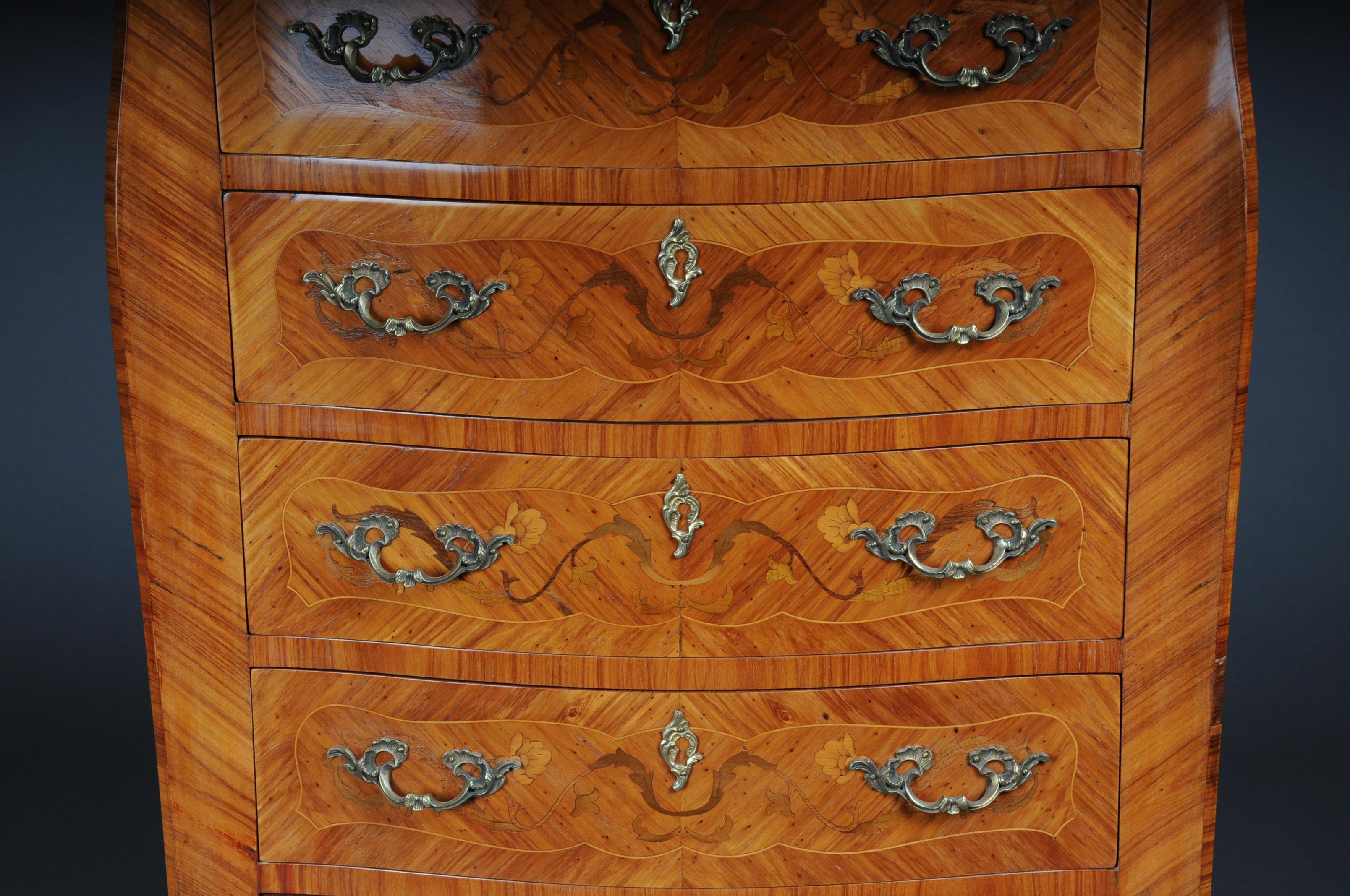 French 20th Century Beautiful High Chest of Drawers / Chiffoniere in Louis XV
