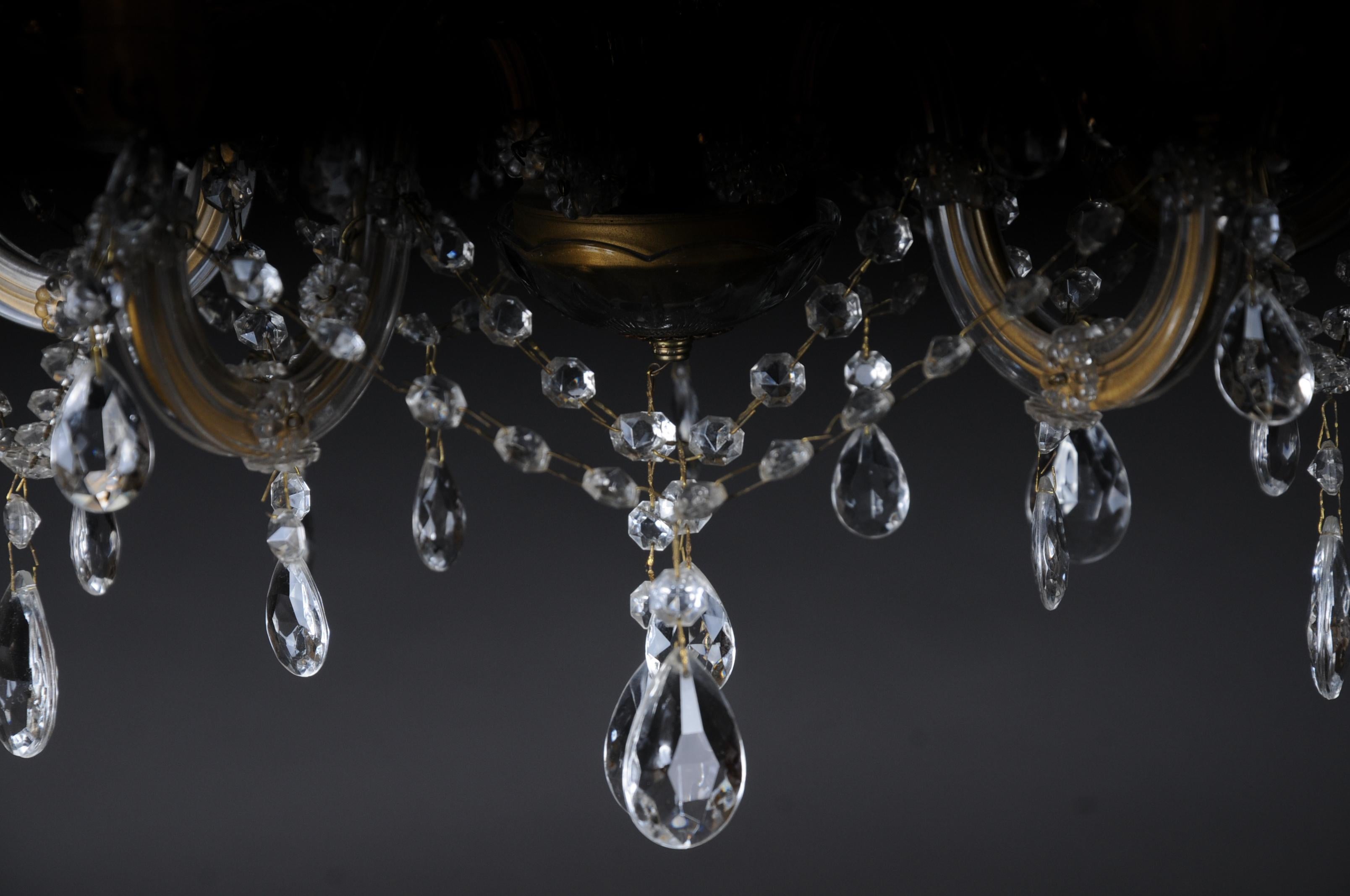 20th Century Beautiful Maria Theresia chandelier / lamp For Sale 4