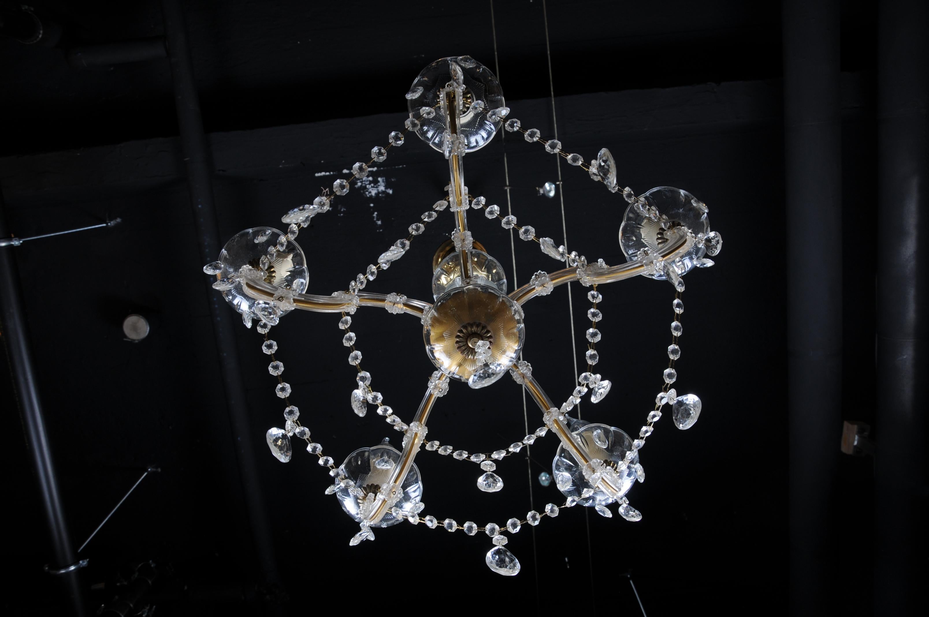 20th Century Beautiful Maria Theresia chandelier / lamp For Sale 8