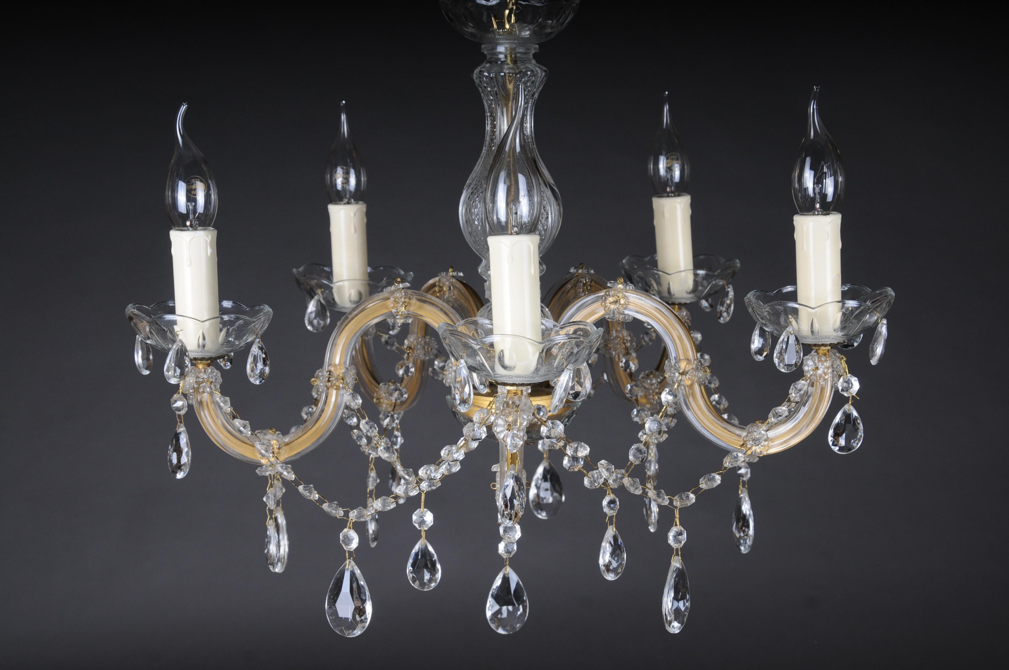 20th Century Beautiful Maria Theresia chandelier / lamp For Sale 1
