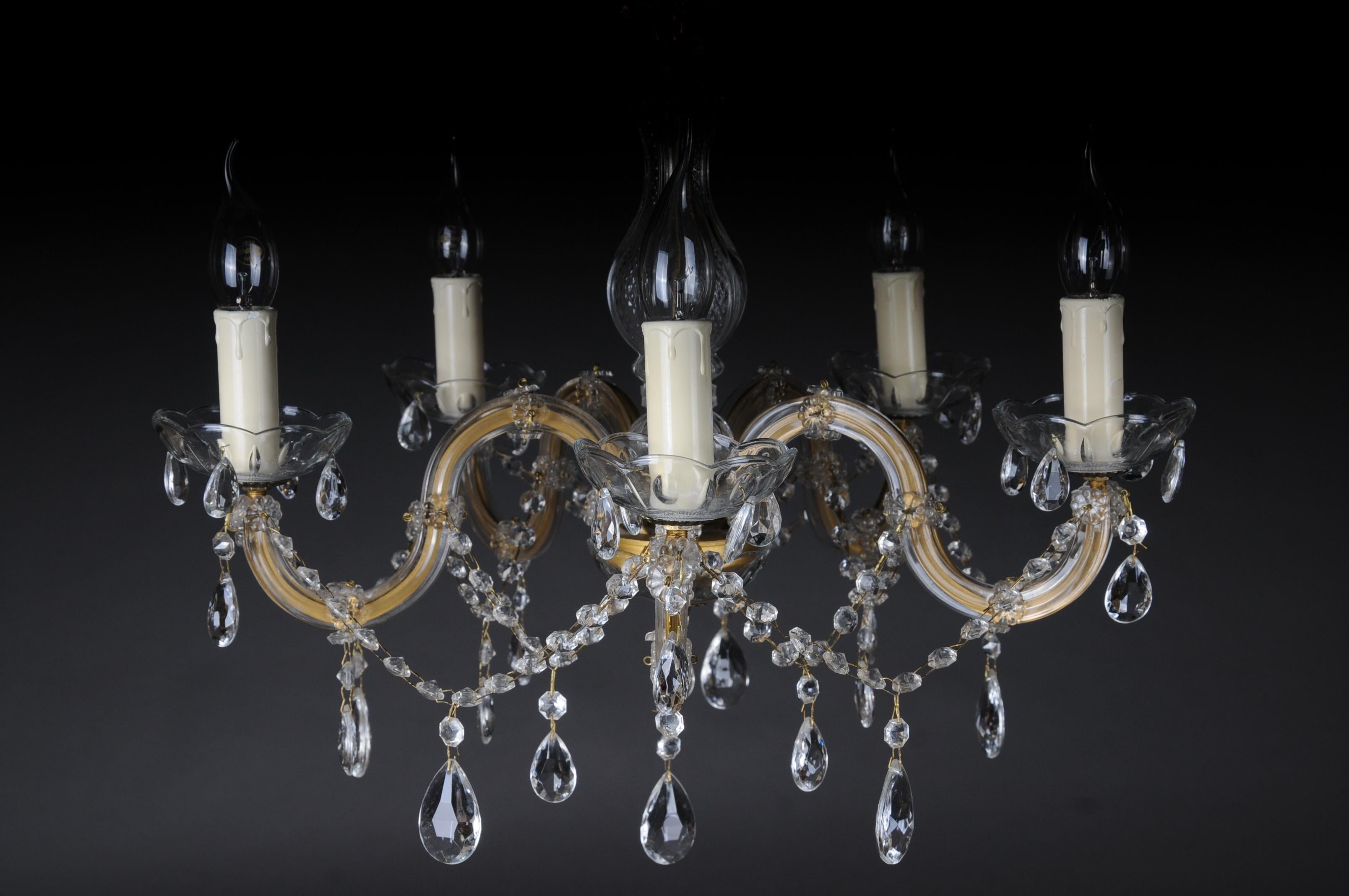 20th Century Beautiful Maria Theresia chandelier / lamp For Sale 2