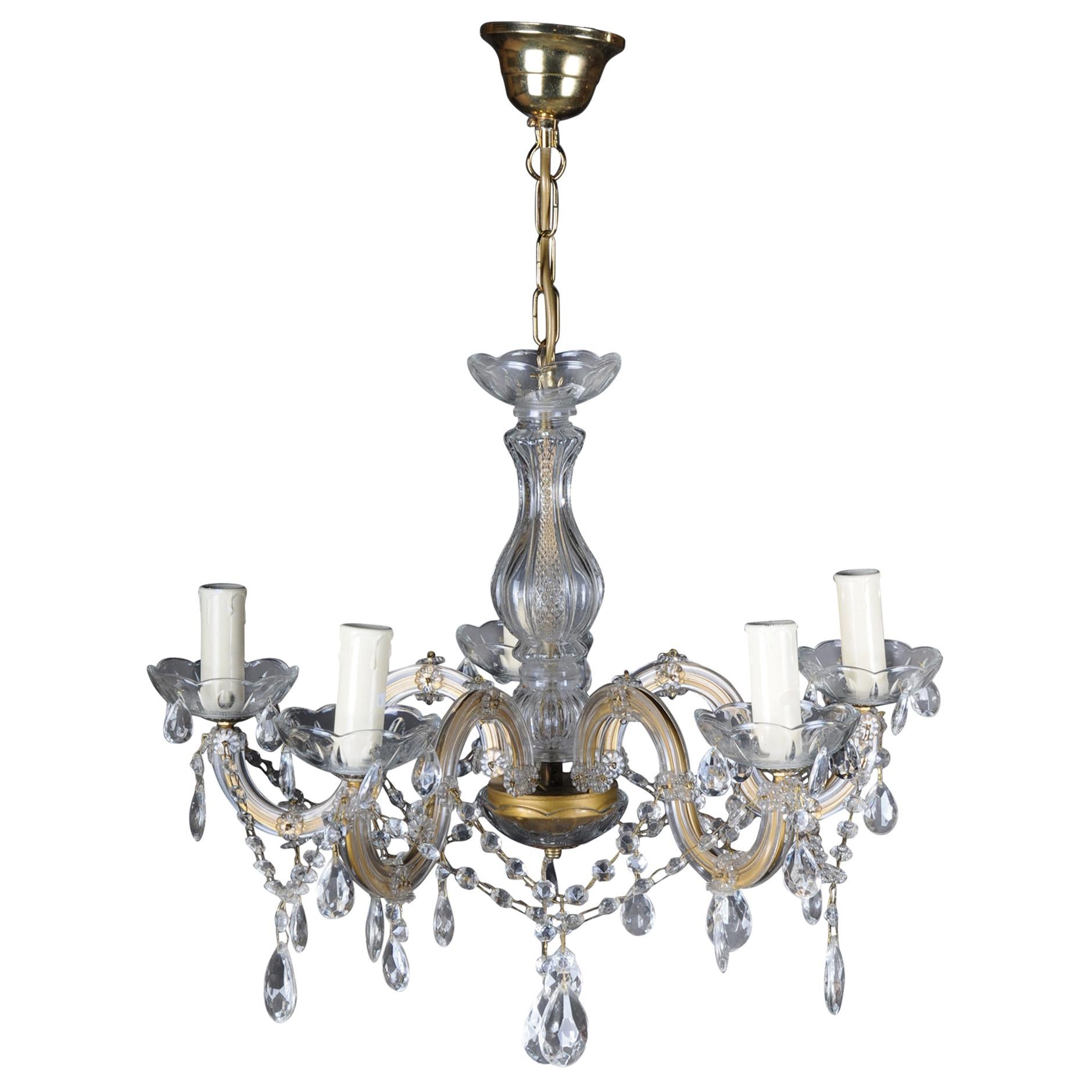 20th Century Beautiful Maria Theresia chandelier / lamp For Sale