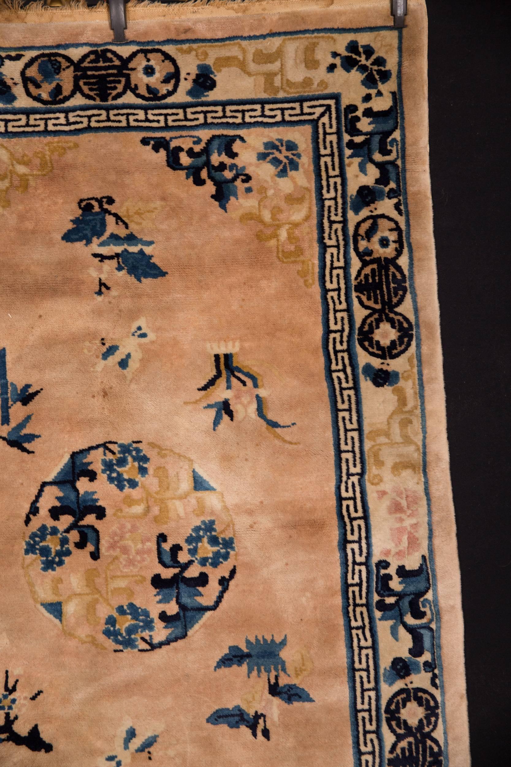 Chinese Chippendale 20th Century Beautiful Old China Carpet
