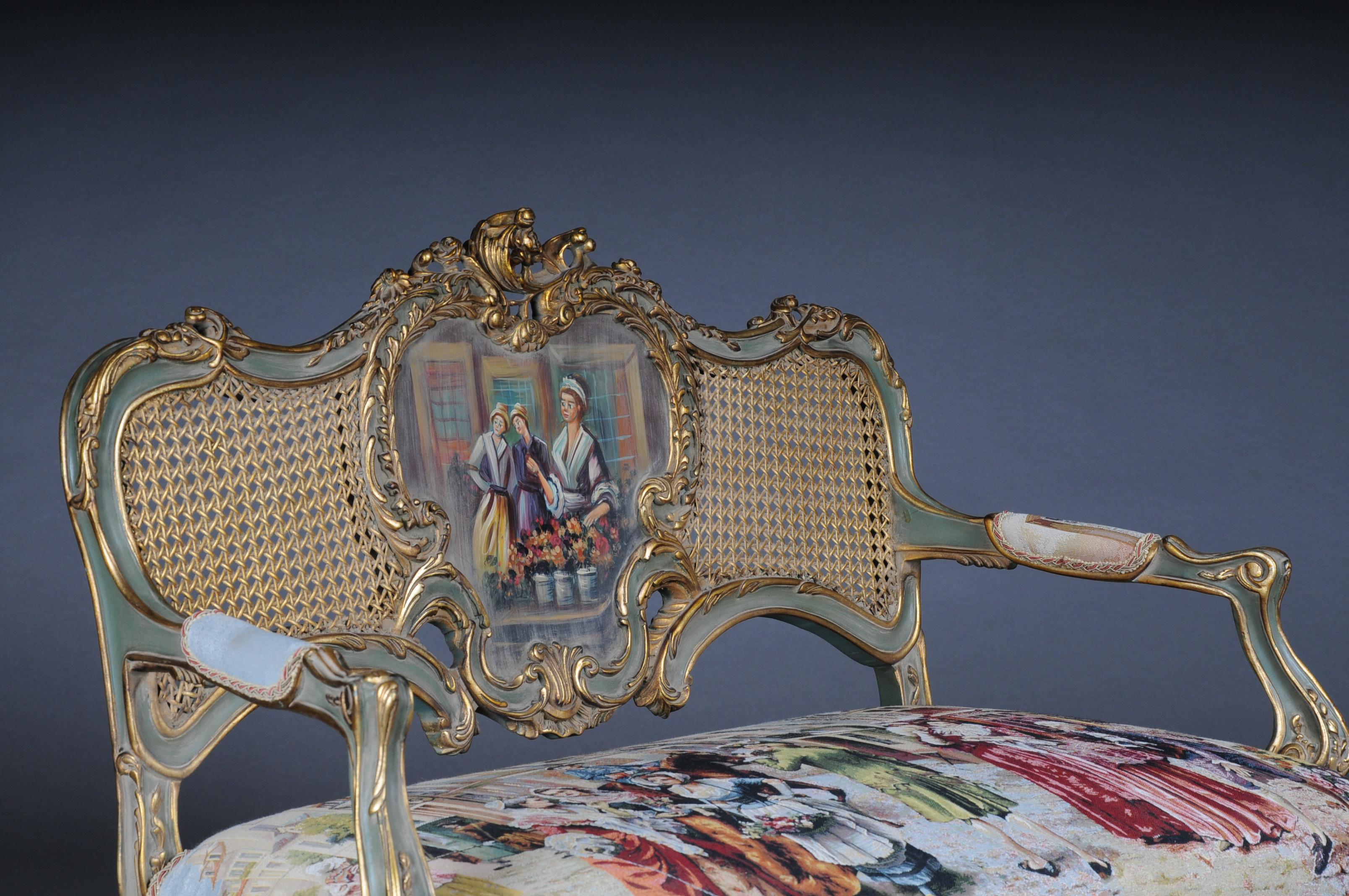20th Century Beautiful Sofa, Couch, Canapé in Rococo or Louis XV Style For Sale 7