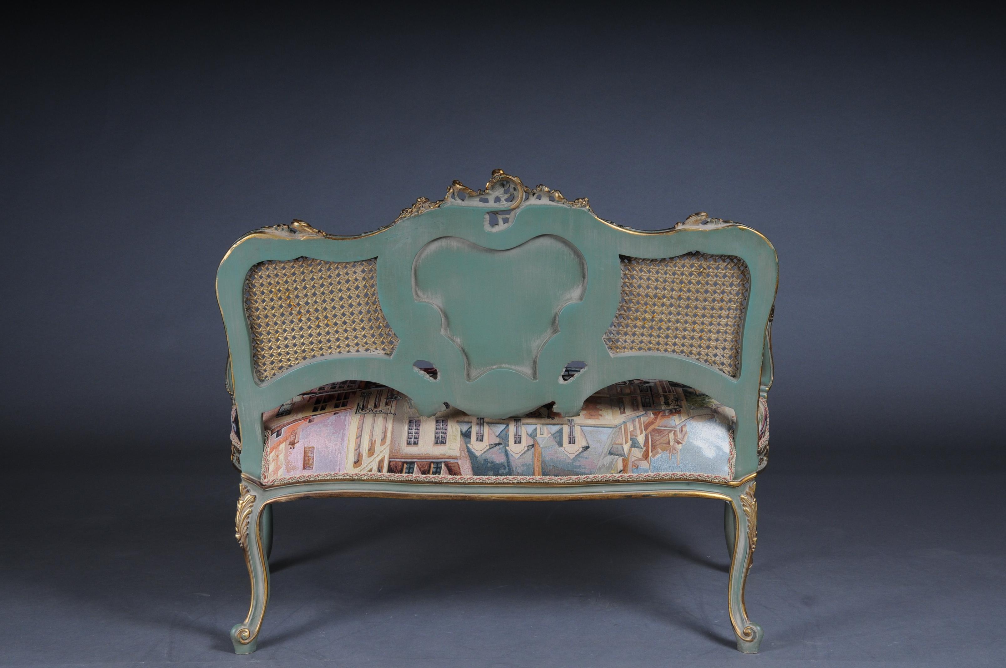 Schönes Sofa, Couch, Seife im Rokoko- oder Louis XV-Stil des 20. Jahrhunderts im Angebot 11