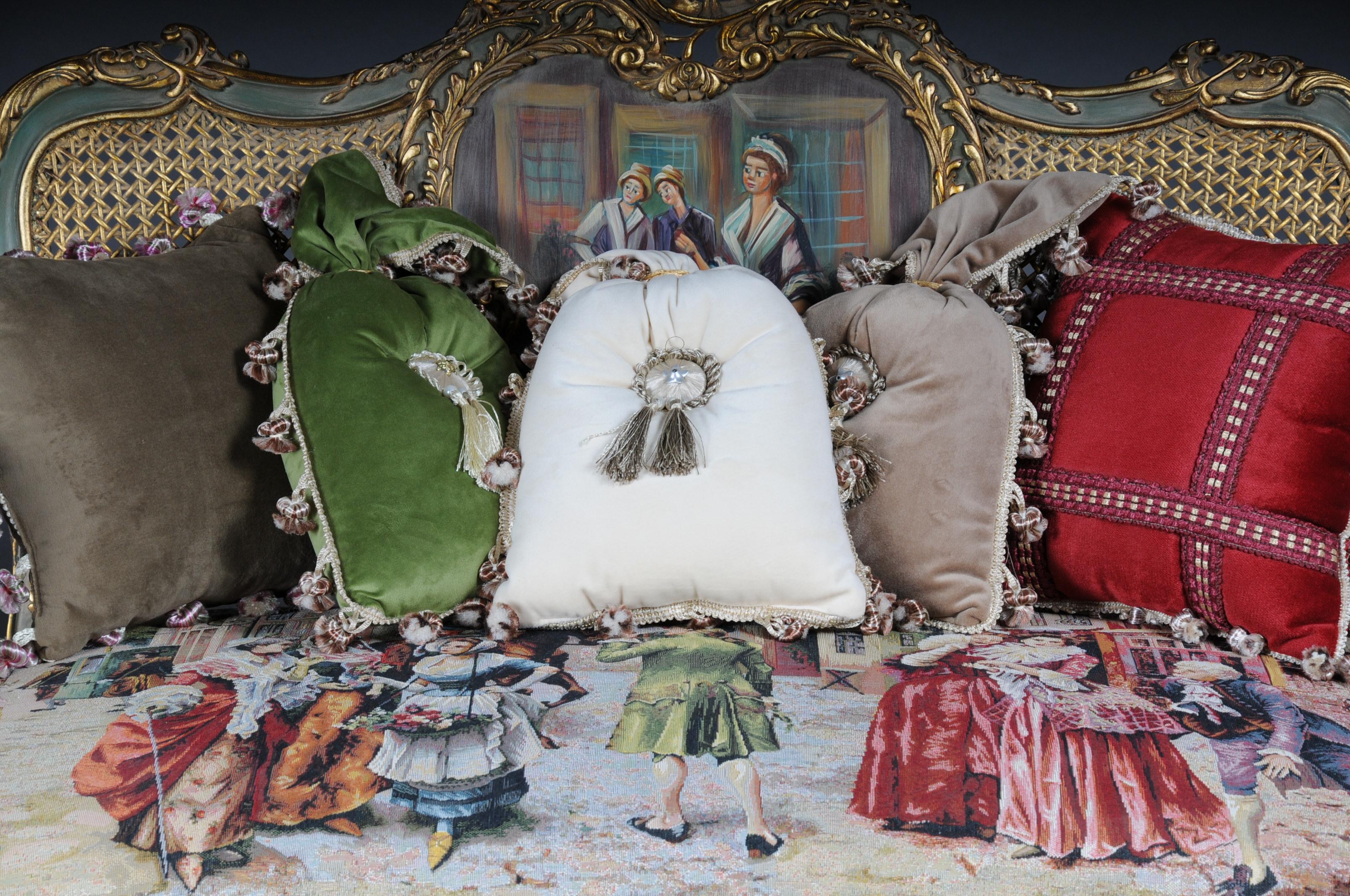 Schönes Sofa, Couch, Seife im Rokoko- oder Louis XV-Stil des 20. Jahrhunderts (Handgeschnitzt) im Angebot