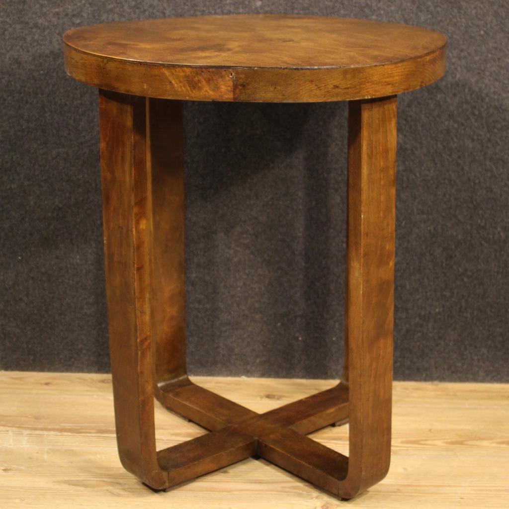 20th Century Beech Wood Italian Design Coffee Table, 1960 7
