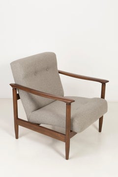 20th Century Beige Armchair, Edmund Homa, Type GFM-142, 1960s, Poland