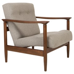 20e siècle Fauteuil beige, Edmund Homa, Type GFM-142, 1960, Pologne