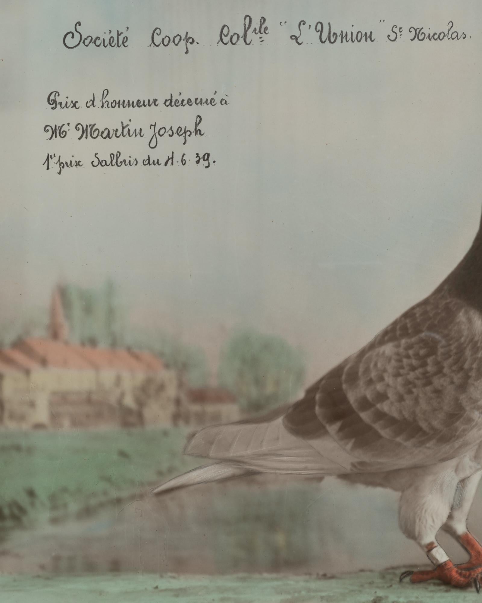 Bois Oeuvre d'art belge du 20ème siècle avec cadre en bois en vente