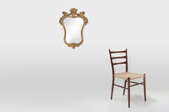 20th Century Belgian baroque mirror in gilded wood