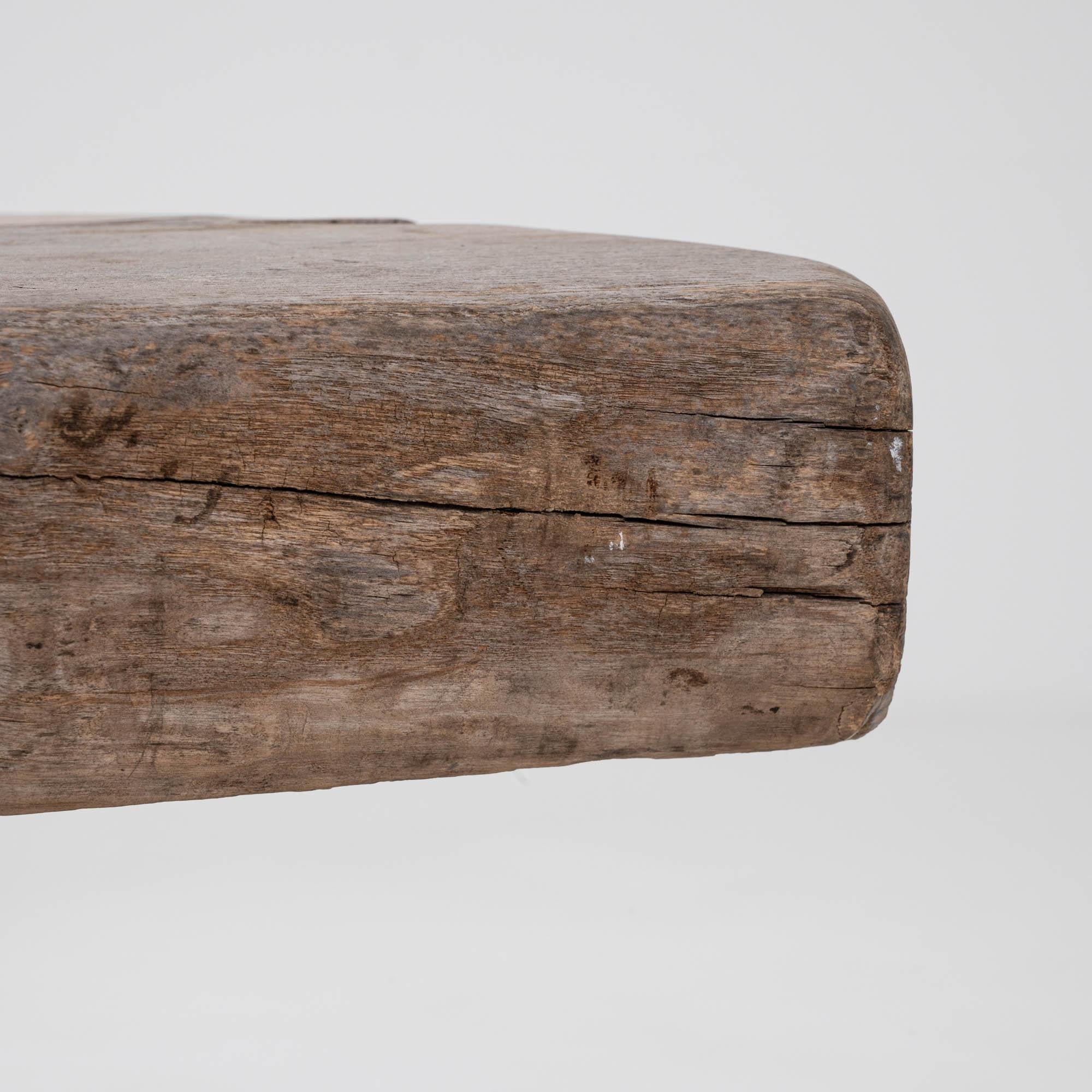 Chêne Table basse en chêne blanchi belge du 20e siècle en vente