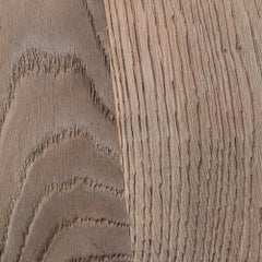 20th Century Belgian Bleached Oak Dining Chairs, Set of Six