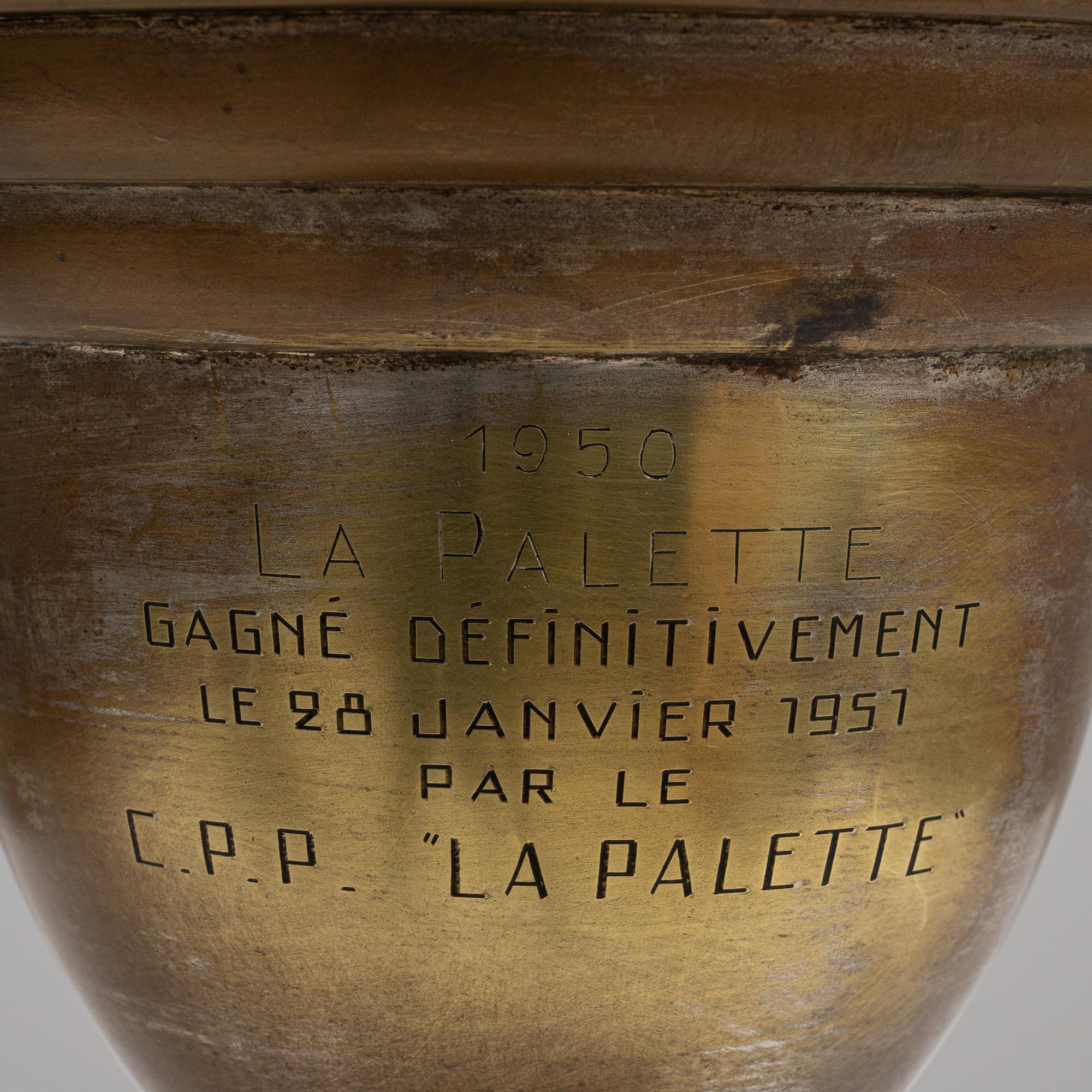 20th Century Belgian Brass Goblet For Sale 5
