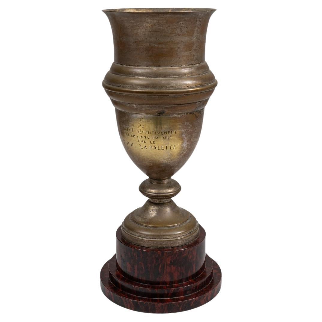 20th Century Belgian Brass Goblet For Sale