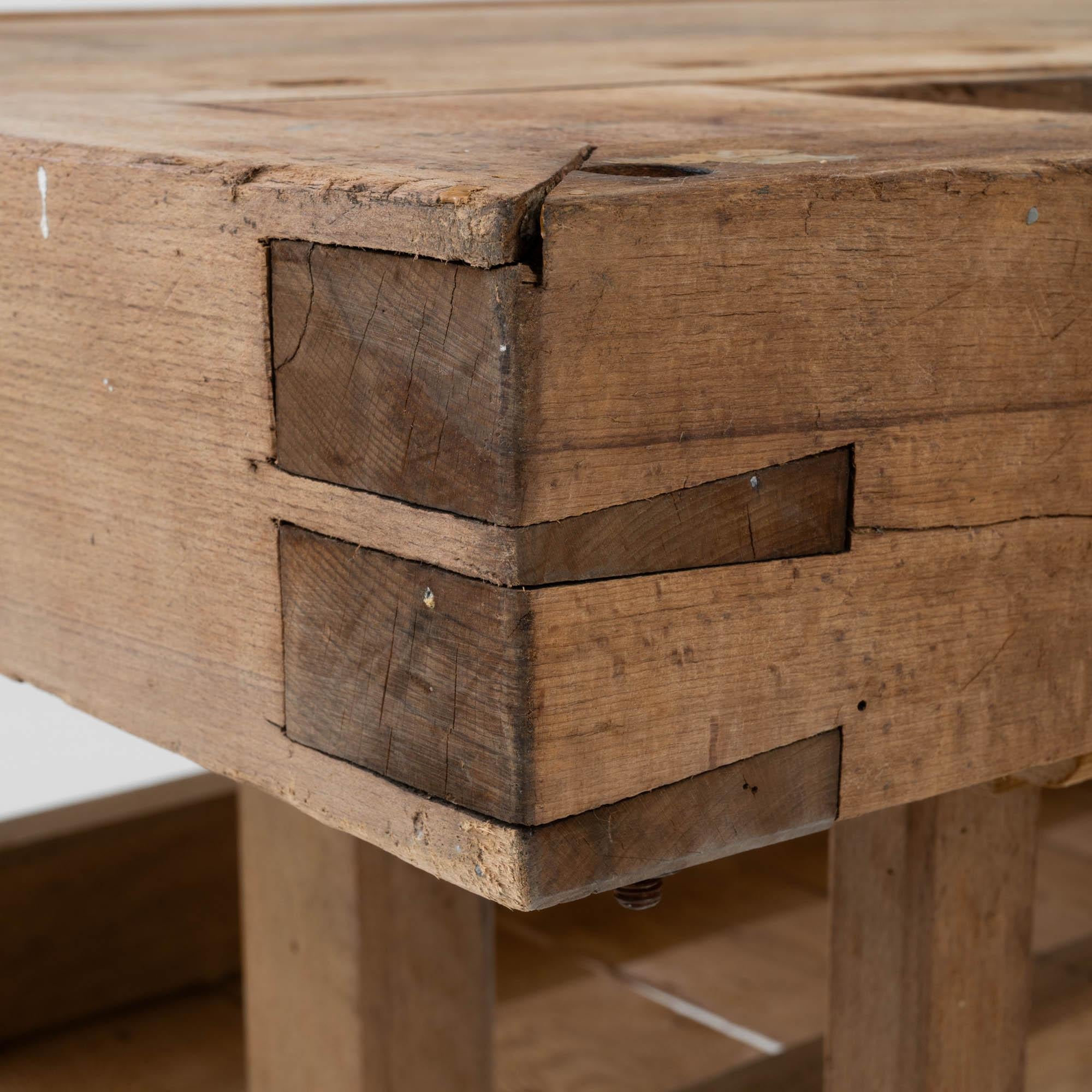 20th Century Czech Carpenter’s Workbench For Sale 3