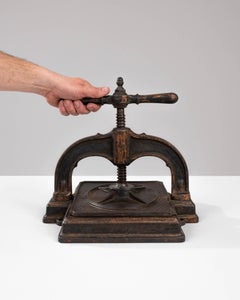 20th Century Belgian Cast Iron Press