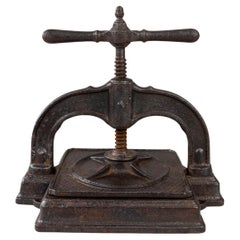 Used 20th Century Belgian Cast Iron Press