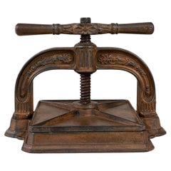 Used 20th Century Belgian Cast Iron Press