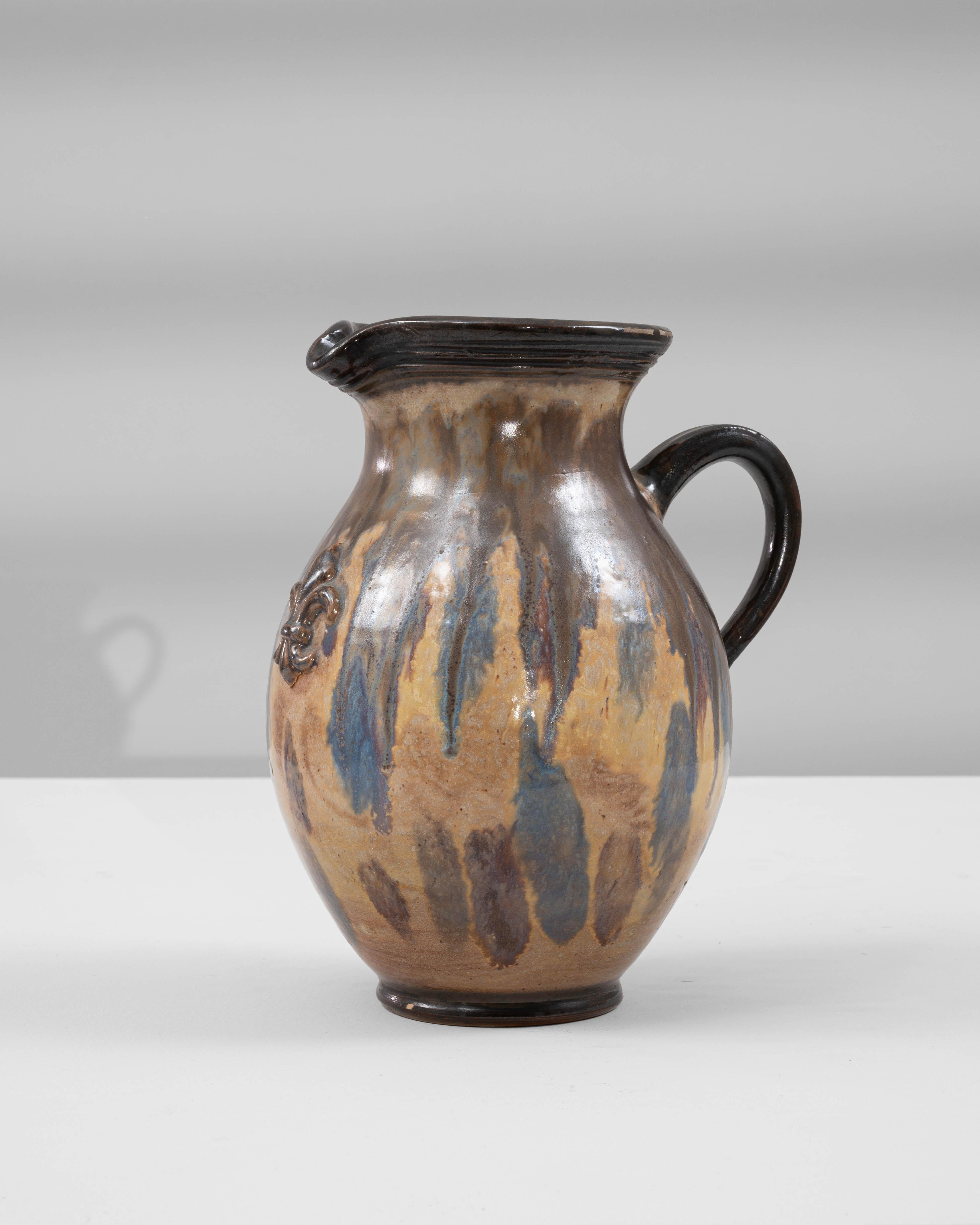 Brocca belga in ceramica del XX secolo di  G. Losson in vendita 1