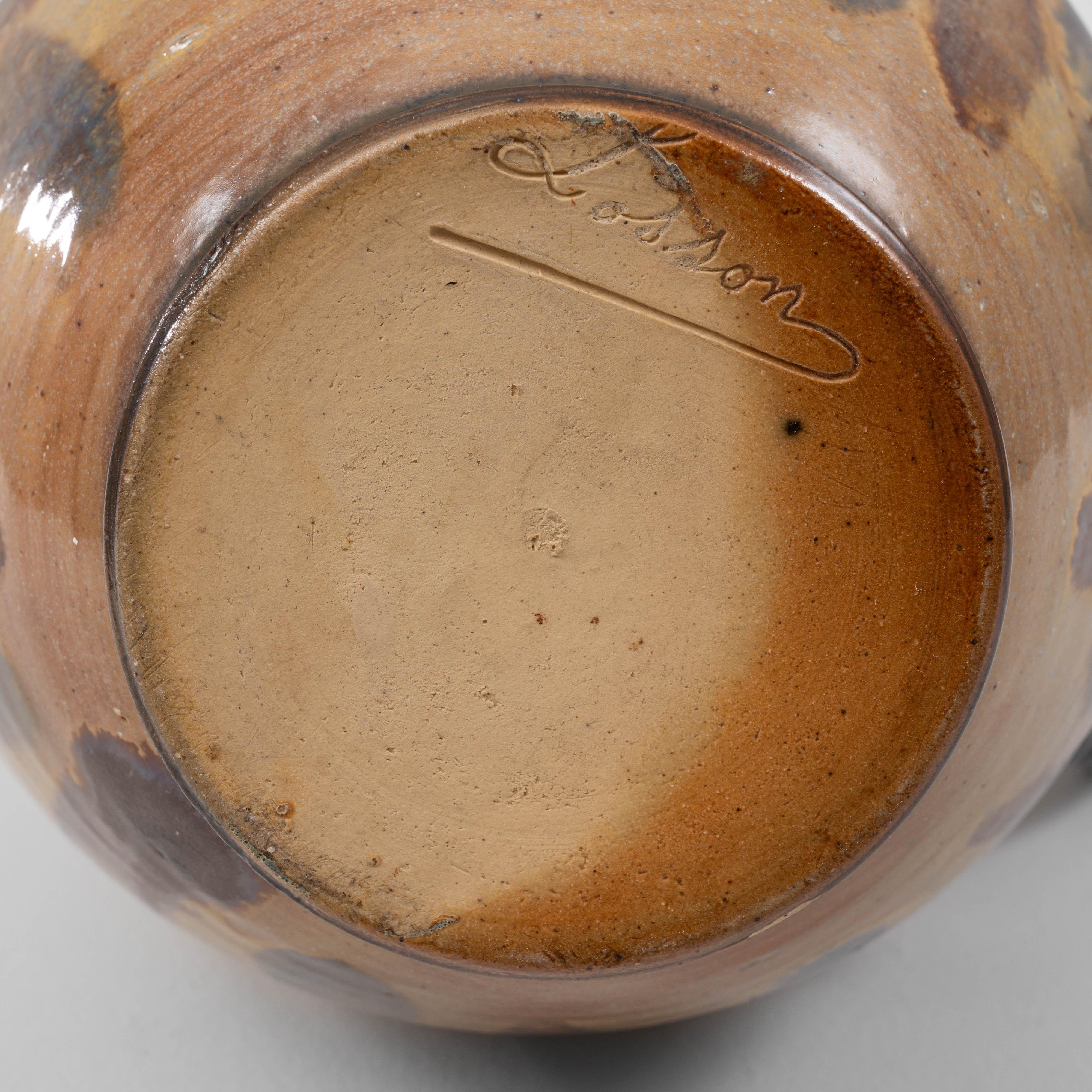 Brocca belga in ceramica del XX secolo di  G. Losson in vendita 4